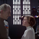 Leia, Tarkin and Vader
